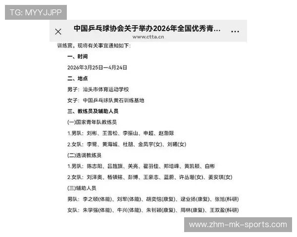 2026年羽毛球全国青训营优秀营员国际交流行程公示，羽毛球省青年队